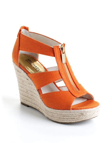 Michael Kors sandals orange